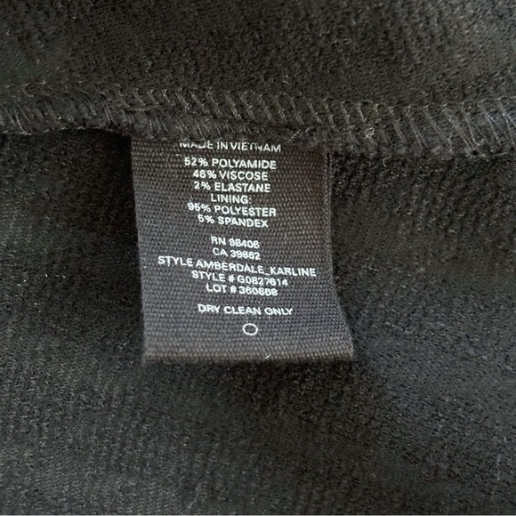 Theory Amberdale Karlie Houndstooth Knit Dress 6 Black - Picture 7 of 8